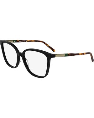 Lacoste L2985 001 Optical Frames Acetate Squared Normal - Black