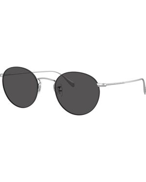 Oliver Peoples Ov1186S Coleridge Sun 5306R5 Sunglasses Metal Pantos Normal - Black