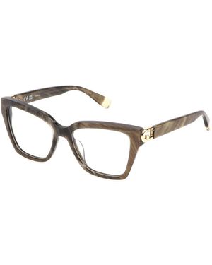 Furla Vfu826 06Y4 Optical Frames Acetate Squared - Black