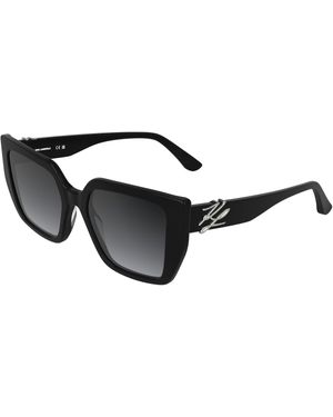 KARL LAGERFELD Kl6221S 001 Sunglasses Acetate Cat Eye Normal - Black