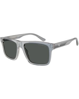 Emporio Armani Ea4232 617787 Sunglasses Acetate Squared Normal - Black
