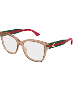Gucci Gg0038Onn 005 Optical Frames Acetate Transparent Butterfly - Black