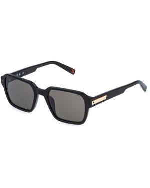 Fila Sfia12V 700P Sunglasses Acetate Smoke Geometric - Black