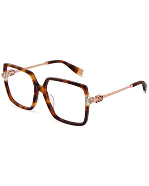 Furla Vfu872V 752 Optical Frames Acetate Squared - Metallic