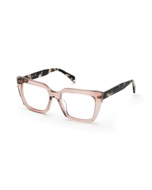 Blumarine Vbm881 776 Optical Frames Acetate Squared - Black