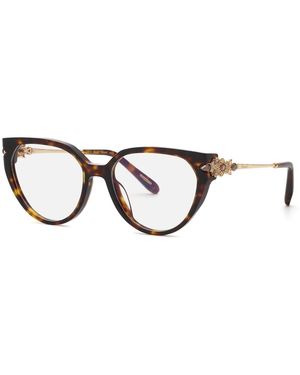 Chopard Vch431S 909 Optical Frames Acetate Geometric - Black