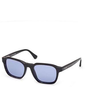 Web We0385 56V Sunglasses Acetate Squared Normal - Black