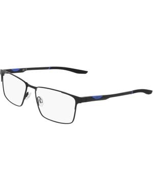 Nike 8143 001 Optical Frames Metal Squared Normal - Black