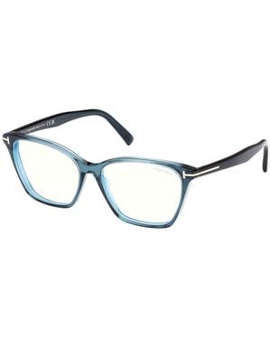 Tom Ford Ft5949-B 092 Optical Frames Acetate Cat Eye Normal - Black
