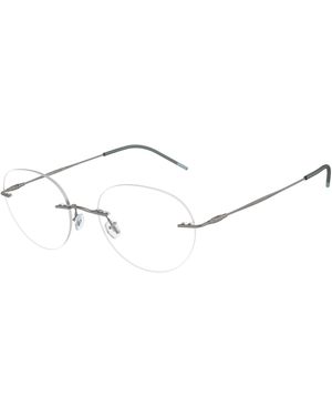 Giorgio Armani Ar5147 3001 Optical Frames Metal Transparent Pantos Normal - Black