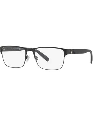 Polo Ralph Lauren Ph1175 9038 Optical Frames Metal Squared Normal - Black