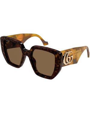 Gucci Gg0956S 012 Sunglasses Acetate Squared - Black