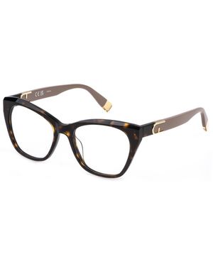 Furla Vfu825V 722 Optical Frames Acetate Cat Eye - Black