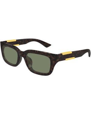 Bottega Veneta Bv1453Sa 003 Sunglasses Bio-Injected Squared - Black