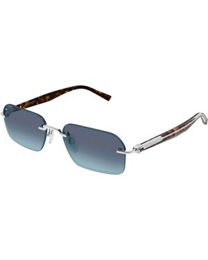 Gucci Gg2259S 004 Sunglasses Metal Squared Nuanced - Black