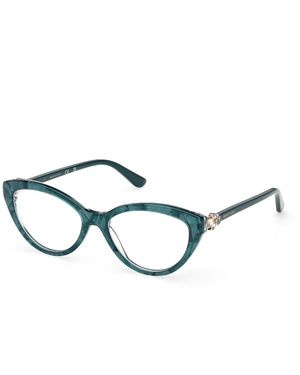 Guess Gm50049 089 Optical Frames Acetate Cat Eye Normal - Black