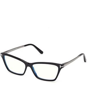 Tom Ford Ft6135-B 052 Optical Frames Acetate Butterfly Normal - Black