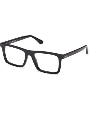 Web We5471 001 Optical Frames Acetate Squared Normal - Black