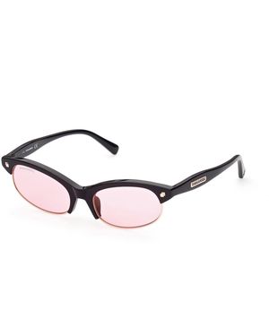 DSquared² Dq0368 Freddy 01S Outlet Sunglasses Acetate Round Normal - Black