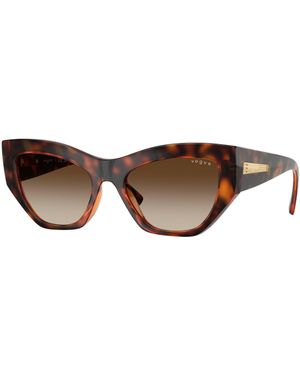 Vogue Eyewear Vo5607S W65613 Sunglasses Nylon Geometric Normal Sfumato - Black