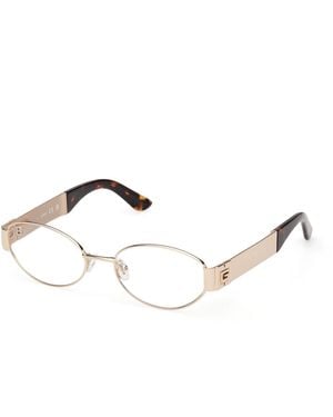 Guess Gu50314 032 Optical Frames Metal Round Normal - Black
