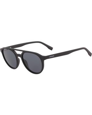 Lacoste L881S 001 Sunglasses Injected Round Normal Photochromatic - Black