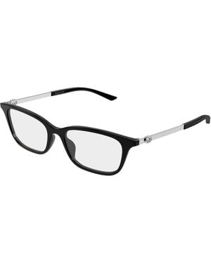 Gucci Gg2213O 002 Optical Frames Acetate Transparent Squared - Black