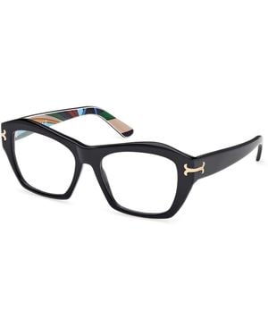 PUCCI Ep5264 005 Optical Frames Acetate Geometric Normal - Black
