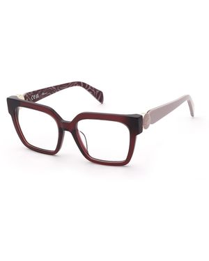 Blumarine Vbm251 09Bd Optical Frames Acetate Squared - Black