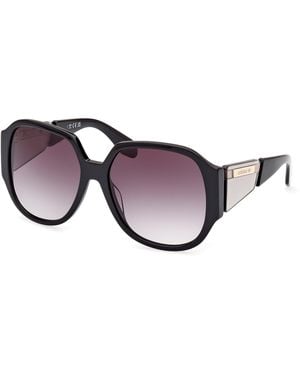 adidas Or0098 01B Sunglasses Acetate Squared Normal Shaded - Black