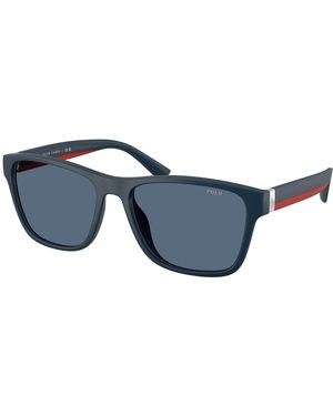 Polo Ralph Lauren Ph4229U 590480 Sunglasses Injected Squared Normal - Black