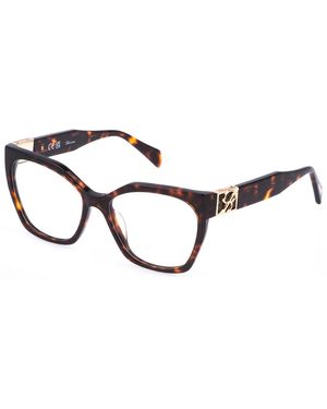 Blumarine Vbm872S 909 Optical Frames Acetate Squared - Black