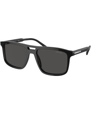 Prada Pr A22S 16K08Z Sunglasses Acetate Squared Normal - Black