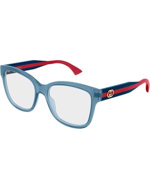 Gucci Gg0038Onn 004 Optical Frames Acetate Transparent Butterfly - Black