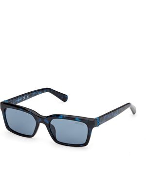 Guess Gu00314 92V Sunglasses Injected Squared Normal - Black