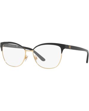 Ralph Lauren Rl5099 9003 Optical Frames Metal Cat Eye - Black