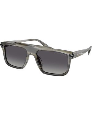 Michael Kors Mk2278U Boston 4047T3 Sunglasses Acetate Squared Polarized - Black