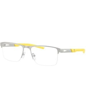 FERRARI SCUDERIA Fz7009 103 Optical Frames Metal Squared Normal - Black