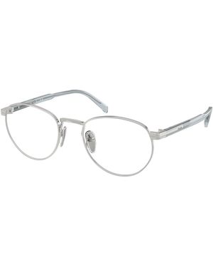 Prada Pr B52V 29B1O1 Optical Frames Metal Transparent Pantos Normal - Black