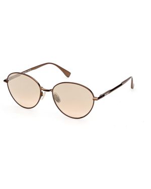 Max Mara Mm0200 38L Sunglasses Metal Round Normal - Black