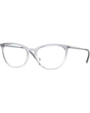 Vogue Eyewear Vo5276 3035 Optical Frames Injected Transparent Cat Eye Normal - Black