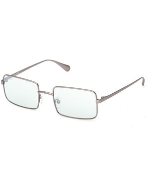 MAX&Co. Mo0161 13Q Sunglasses Metal Squared Normal - Black