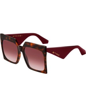 Etro 0002/S 086/3X Sunglasses Acetate Squared Normal Shaded - Black
