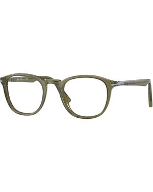 Persol Po3143V 1142 Optical Frames Acetate Transparent Round Normal - Black