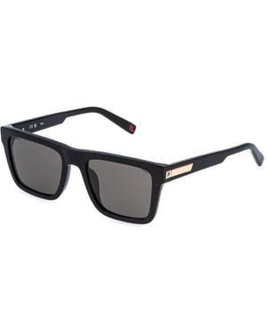 Fila Sfia11V 700P Sunglasses Acetate Smoke Squared - Black