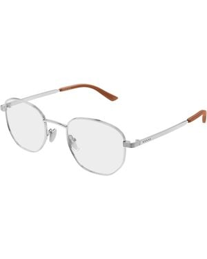 Gucci Gg2224O 003 Optical Frames Metal Transparent Round - Black