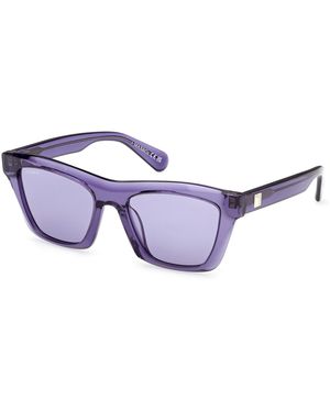 MAX&Co. Mo0145 81Y Sunglasses Acetate Squared Normal - Black