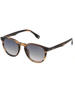 Police Splq82 Champ 13 07Lc Sunglasses Acetate Smoke Pantos Normal Nuanced - Black