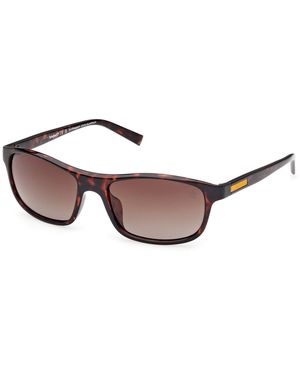 Timberland Tb00057-H 52H Sunglasses Injected Squared Polarized - Black