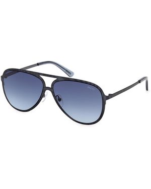 PUCCI Ep0247 92W Sunglasses Metal Pilot Normal - Blue